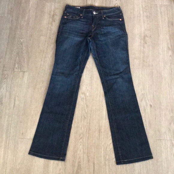 True Religion Denim - True Religion Tony Slim Boot-cut Dark Denim. Sz 27